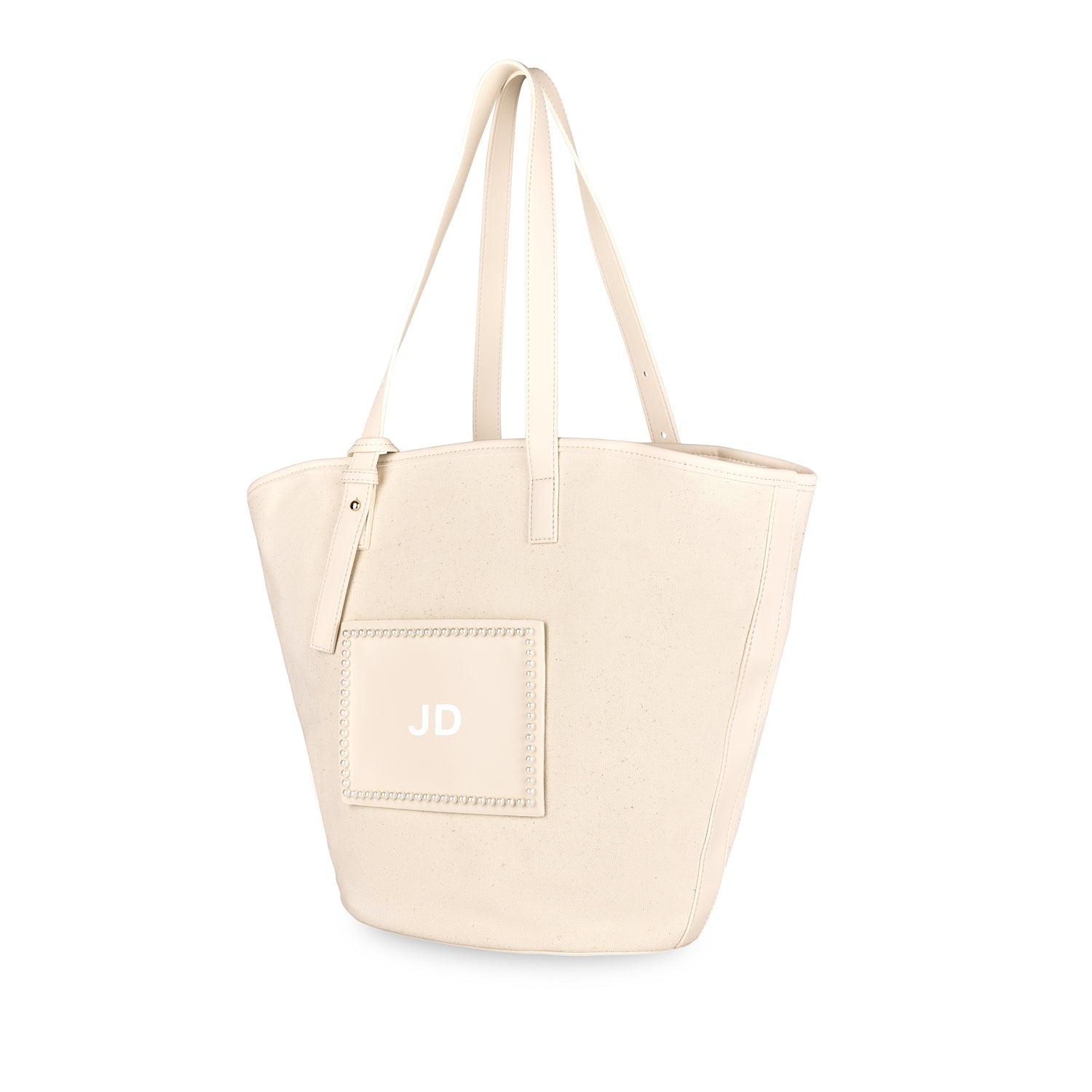 Pearl Ecru Resort Bucket Bag | Tote Handbag | Beach Bag