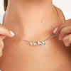 Retro Name Necklace (Silver)