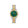 Mini Two Tone Emerald Link Belgravia 30 Watch