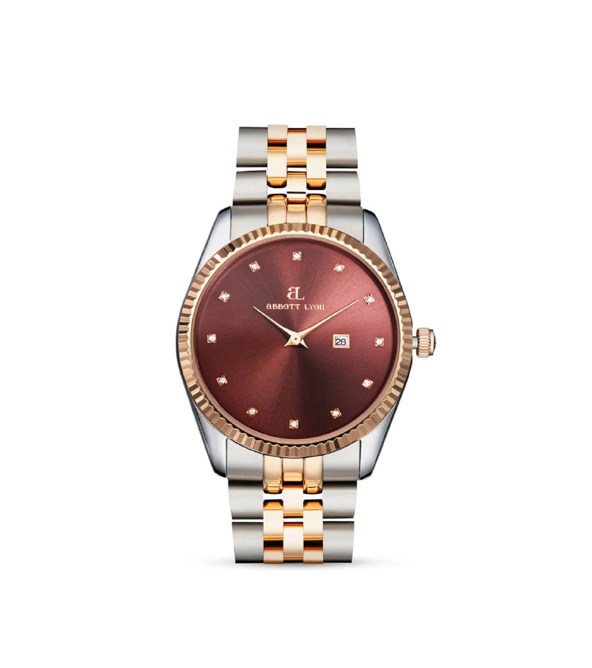 Mini Two Tone Mocha Belgravia 30 Watch