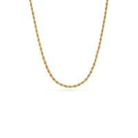 Layering Small Rope Chain Necklace (Gold)