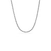 Layering Small Rope Chain Necklace (Silver)