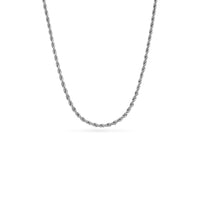 Layering Small Rope Chain Necklace (Silver)