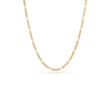 Layering Small Figaro Chain Necklace (Gold)