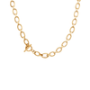 Layering Oval Link Chain Necklace (Gold)