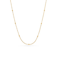 Sphere Chain Necklace (Gold)