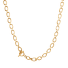 Layering Oval Link Chain Necklace (Gold)