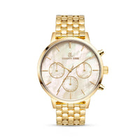 Gold Pearl Link Nueva 40 Watch