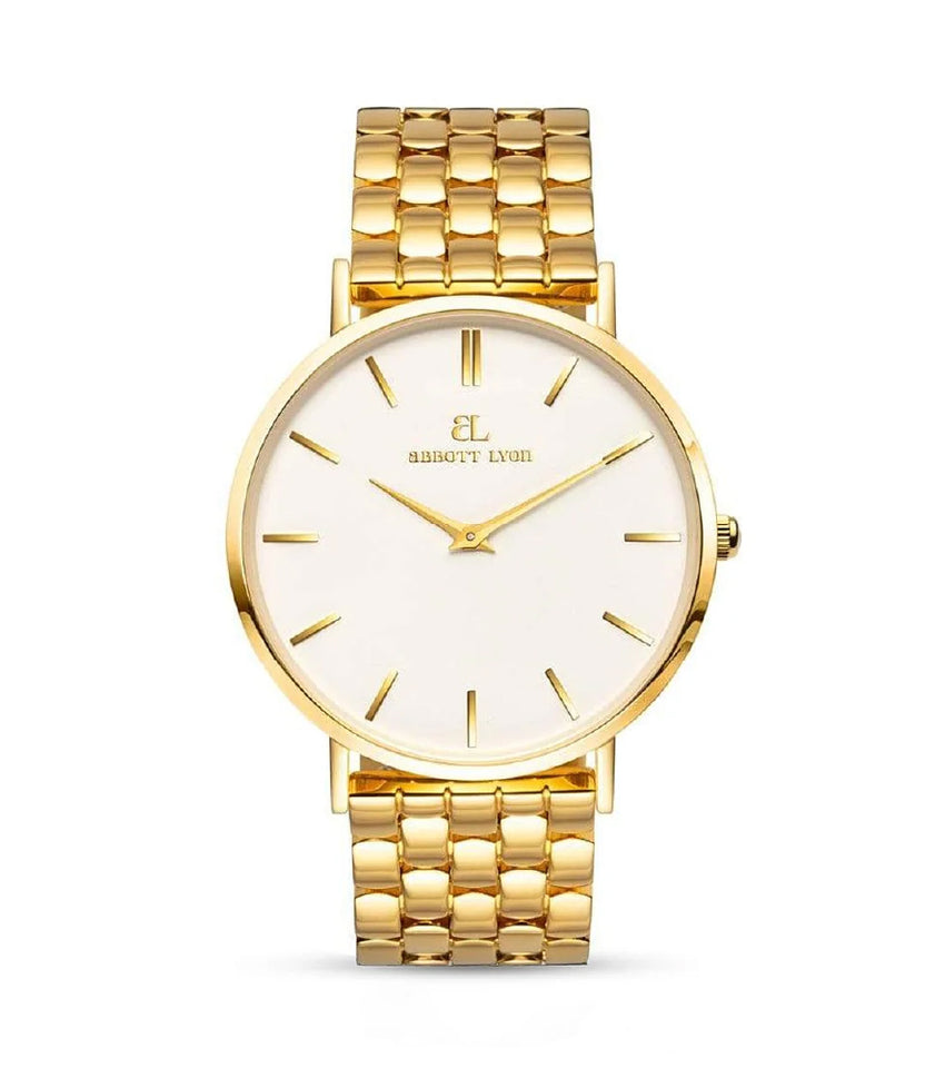 Gold Kensington Link 40 Watch