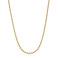 Layering Small Rope Chain Necklace (Gold)