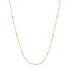 Layering Sphere Chain Necklace (Gold)