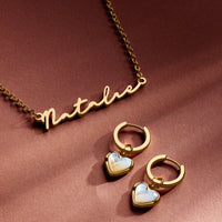 Signature Name Necklace (Gold)