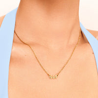 Angel Number Necklace (Gold)