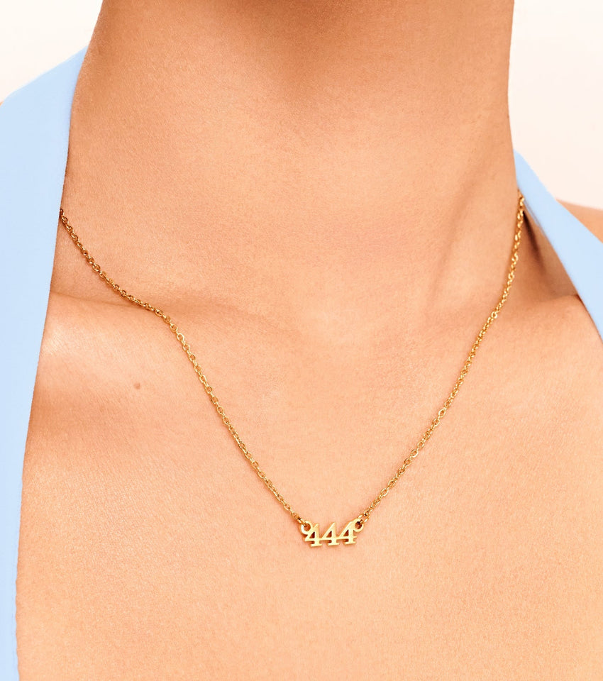 Angel Number Necklace (Gold)