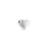 Bubble Heart Necklace Charm (Silver)