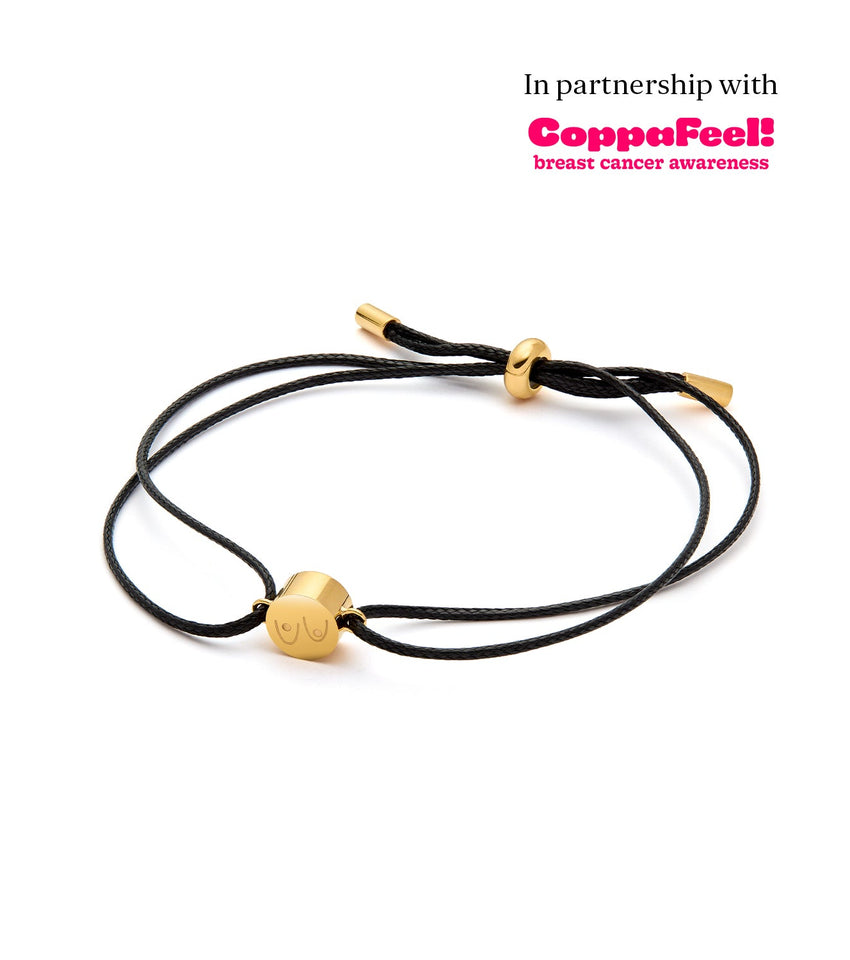 CoppaFeel! ‘Charms for Charity’ Bracelet (Gold)