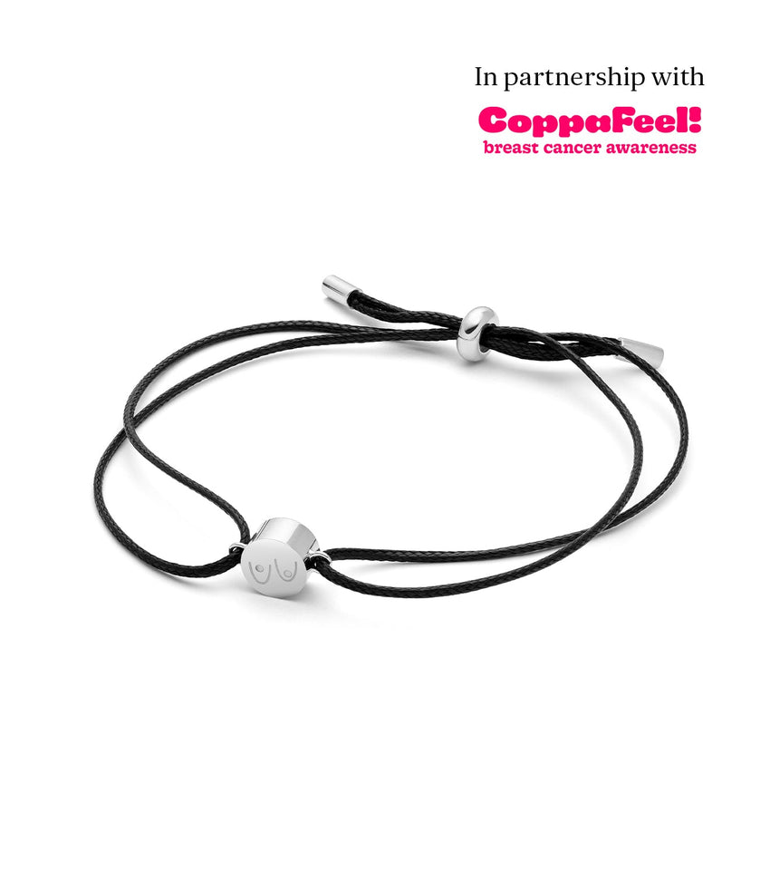 CoppaFeel! ‘Charms for Charity’ Bracelet (Silver)