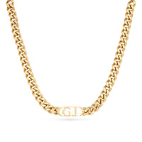 Chunky Initial Choker (Gold)