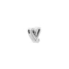 Doodle Heart Necklace Charm (Silver)