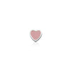 Made Mine Charms - Pink Heart Charm (Silver)