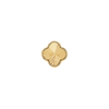 Textured Clover Charms (Gold) - Plain Clover