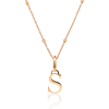 Initial Necklace (Rose Gold)