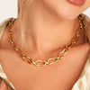 Molten Link Necklace (Gold)