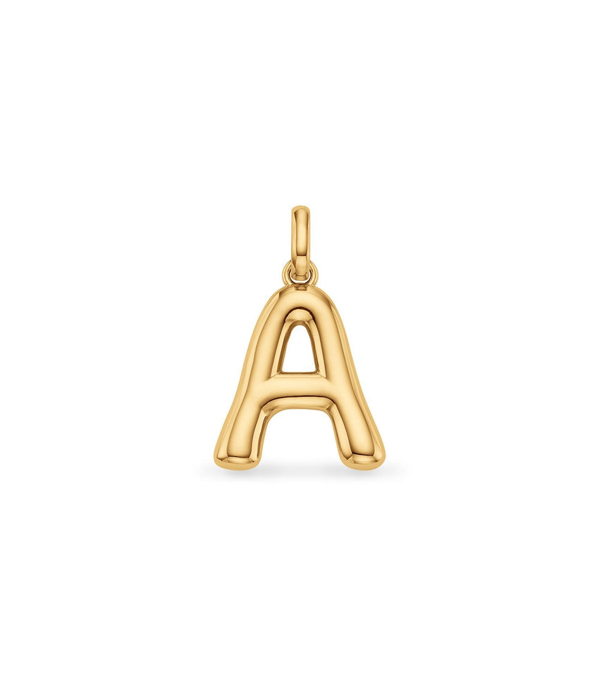 Molten Initial Pendant (Gold) – Abbott Lyon
