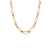 Figaro Chain Necklace (Gold)