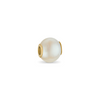 Organic Pearl Necklace Charm (Gold)