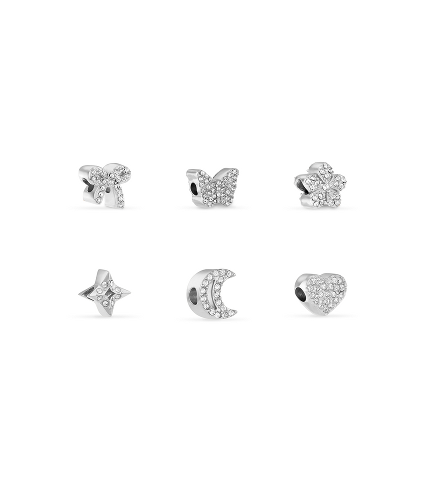 To The Moon & Back Charms (Silver)