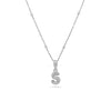 Bubble Initial Necklace (Silver)