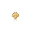 Textured Clover Charms (Gold) - Birthstones