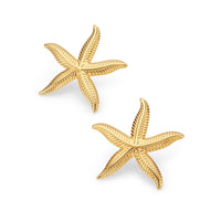 Stellar Starfish Earrings (Gold)