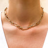 Figaro Chain Necklace (Gold)