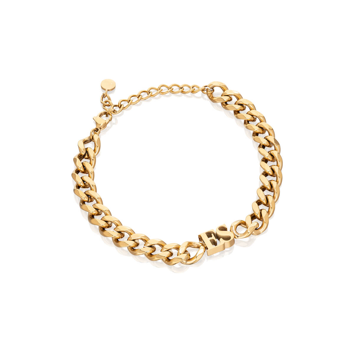 Initial Curb Bracelet (Gold) – Abbott Lyon