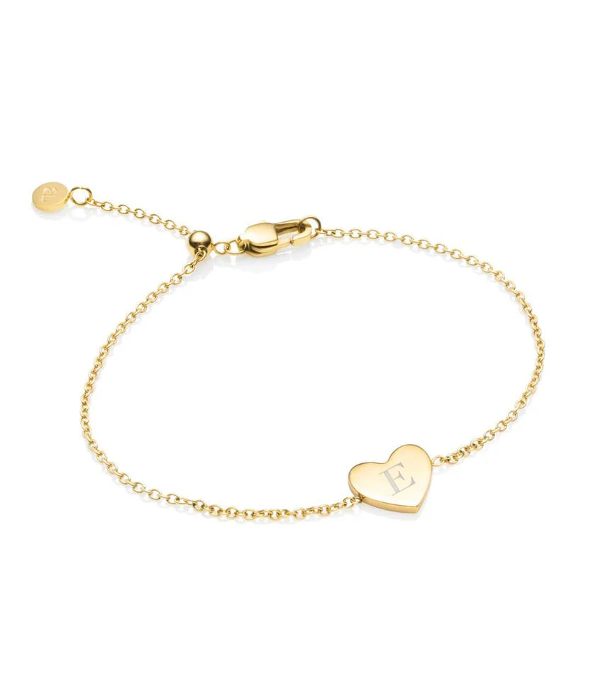 Little Luxe Heart Bracelet (Gold)