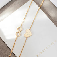 Little Luxe Heart Bracelet (Gold)