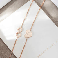 Little Luxe Heart Bracelet (Rose Gold)