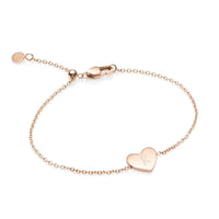 Little Luxe Heart Bracelet (Rose Gold)