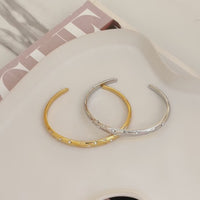 Moon and Back Bangle (Gold)