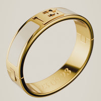 Icon Initial Bangle (Gold)