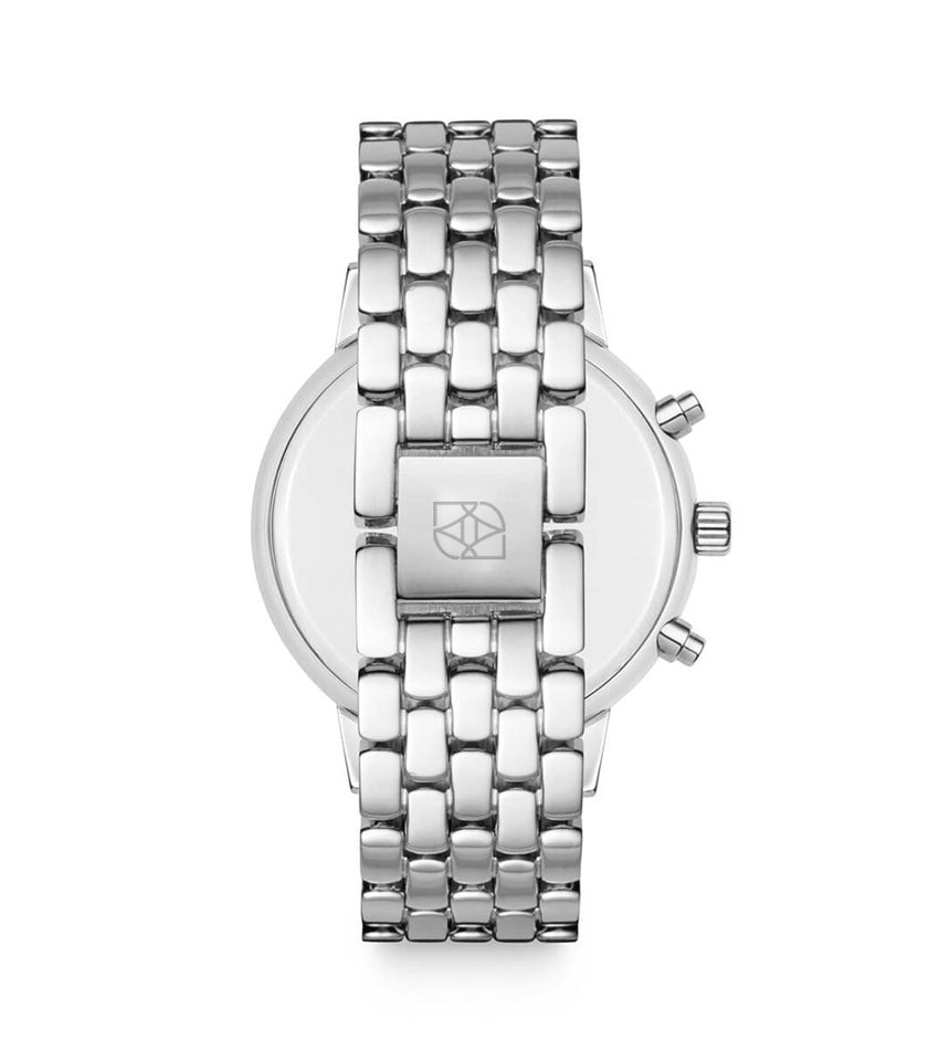 Silver Pearl Link Nueva 40 Watch