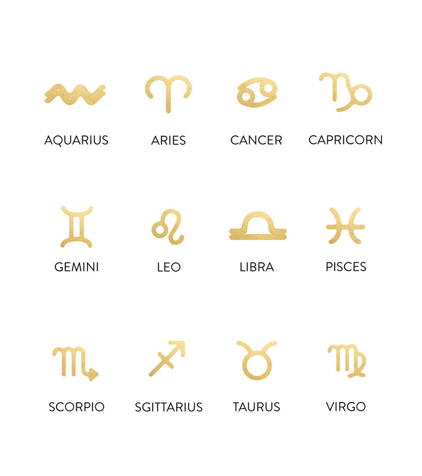 9ct Yellow Gold Leo Horoscope Bracelet