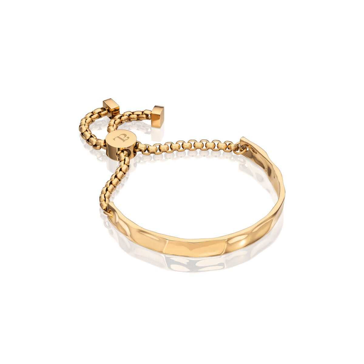 Hammered Bangle (Gold) – Abbott Lyon