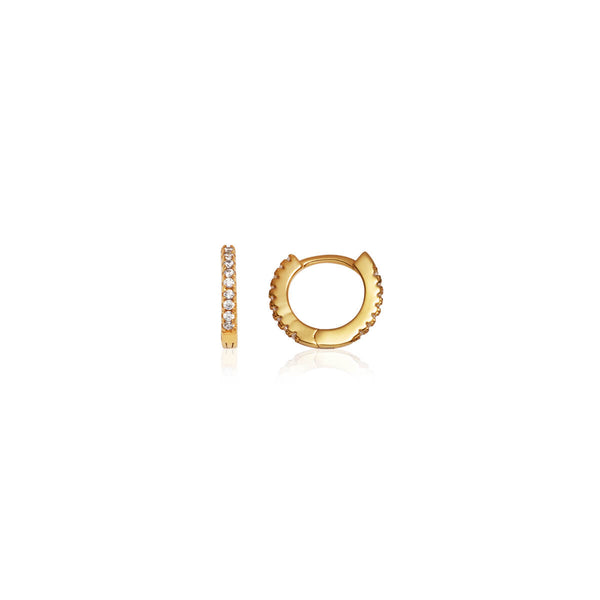 White Gold Hoop Earrings - White Gold Huggie Hoop Earrings | Ana Luisa |  Online Jewelry Store At Prices You'll Love