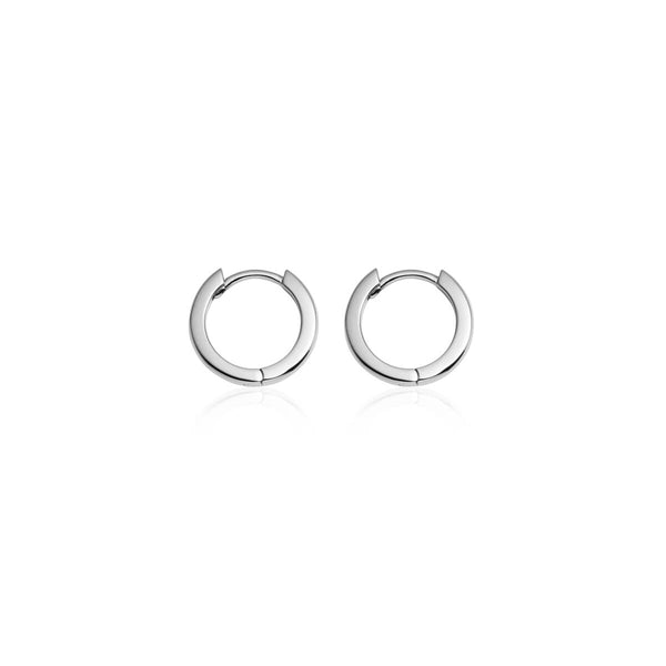 Sterling huggie shop hoop earrings