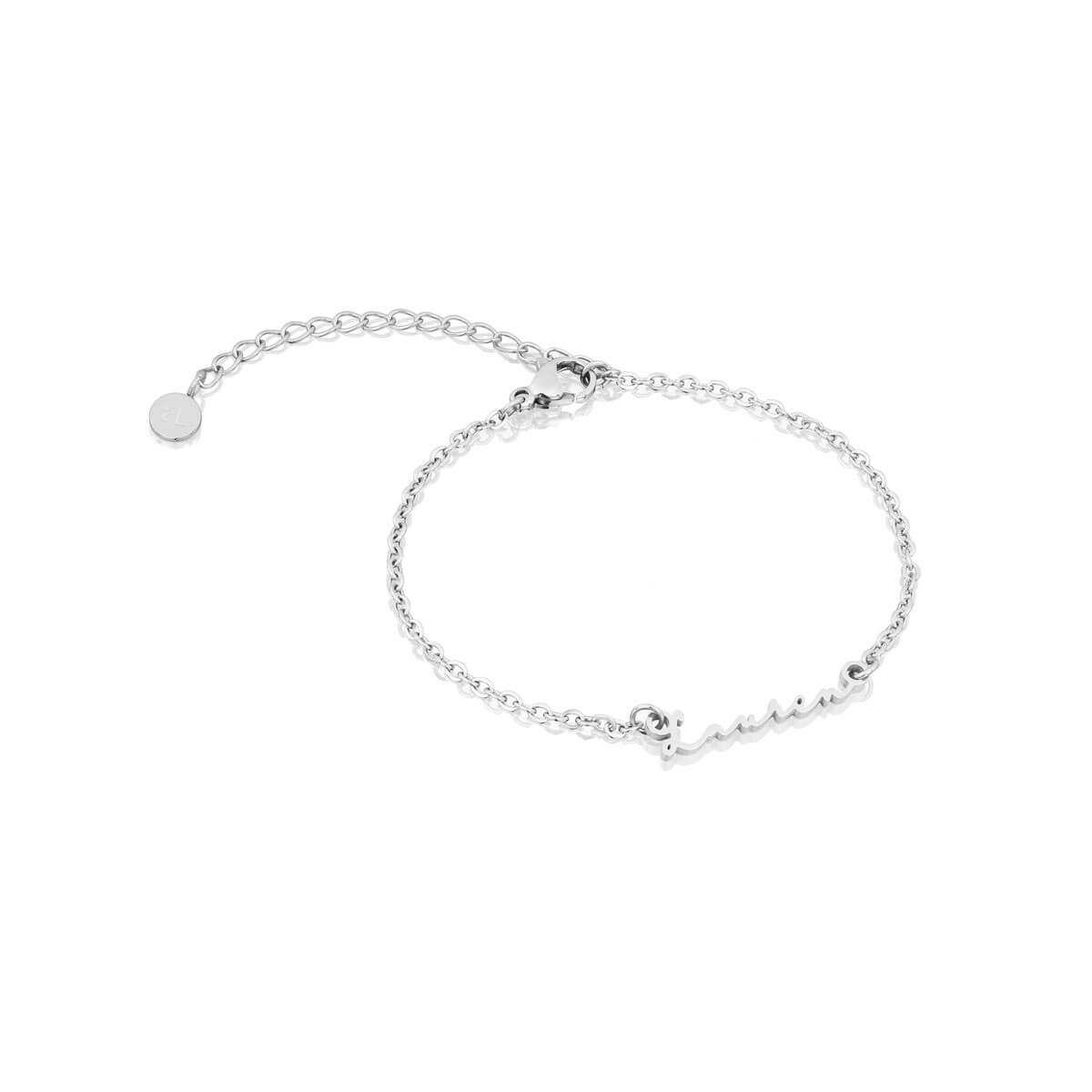 Mini Signature Name Bracelet (Silver) – Abbott Lyon