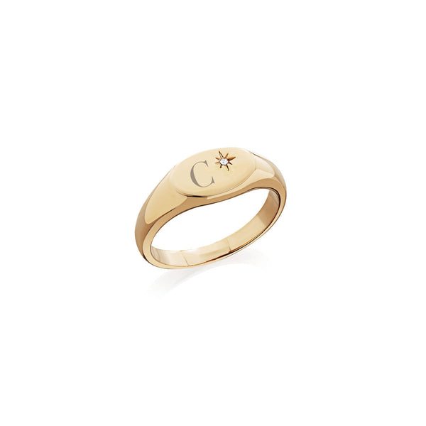 Oval Signet Ring (Gold) – Abbott Lyon