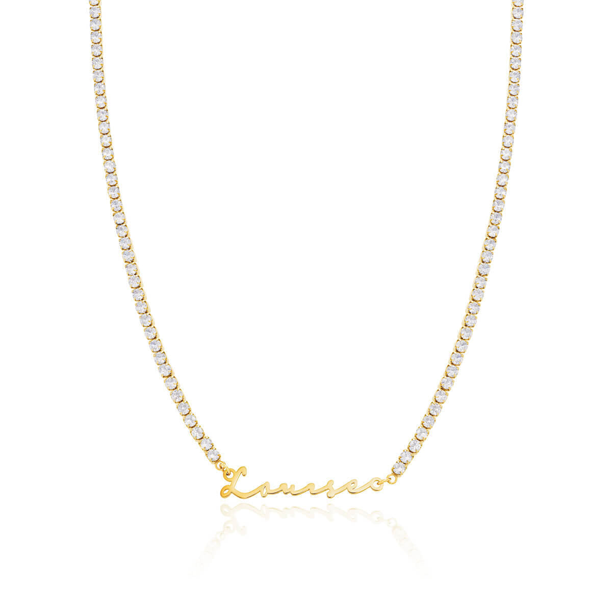 ✨✨Tennis outlet Yellow Gold Necklace✨✨